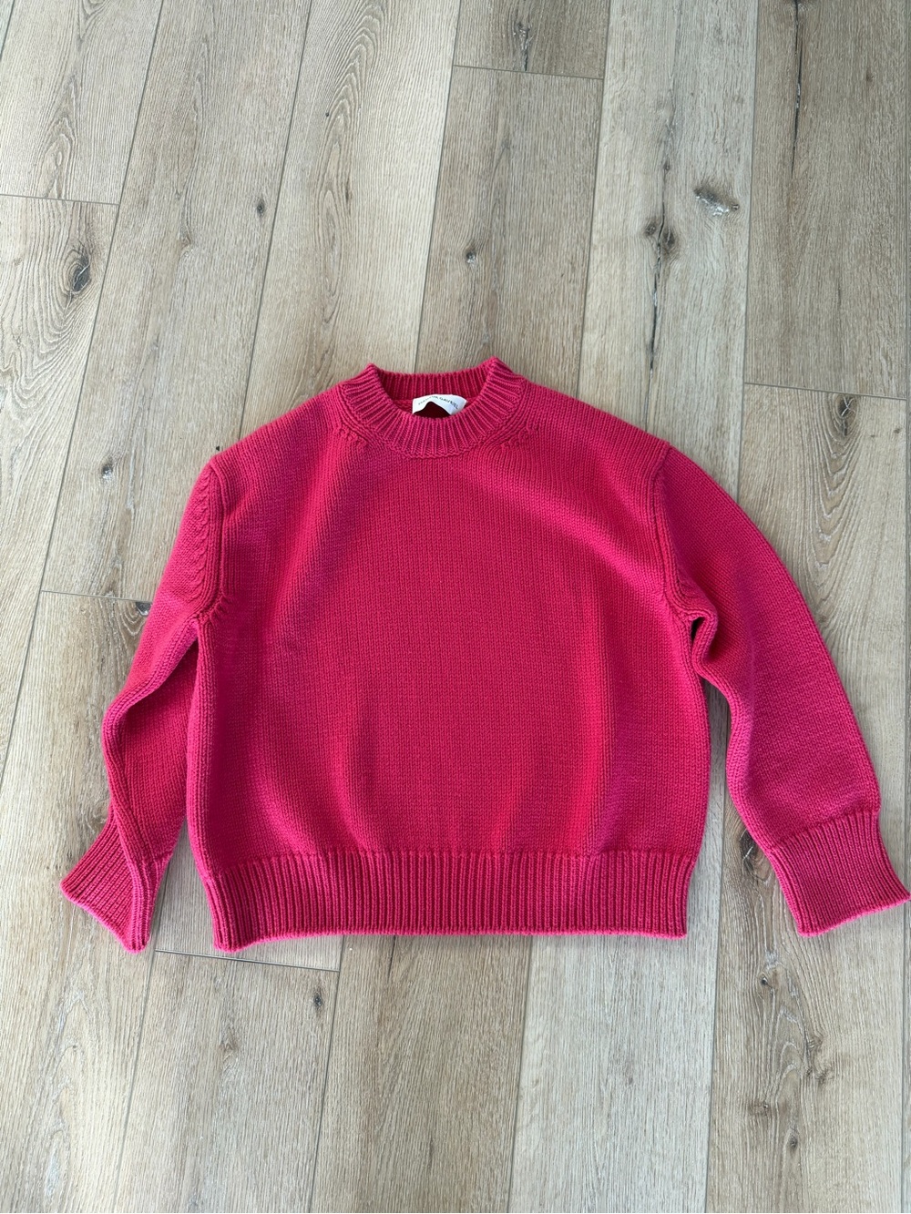 Mansur Gavriel 100% wool Crimson Crewneck Sweater